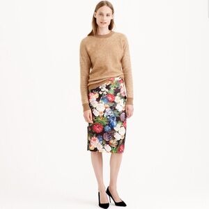 J.Crew Collection Dutch Floral Pencil Skirt Sz 10 NWT